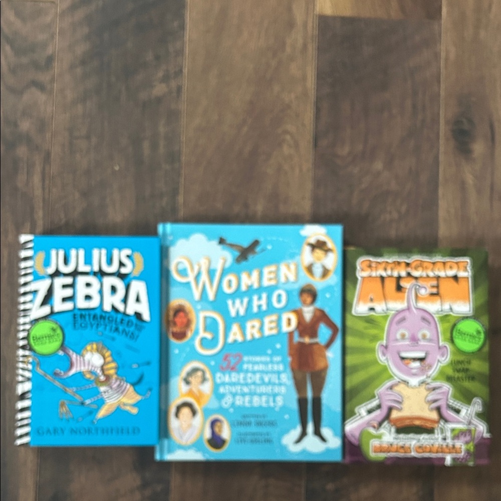Three New Hardcover books for kids